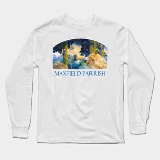 Dream Castle in the Sky (1908) by Maxfield Parrish Long Sleeve T-Shirt